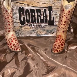 Corral Boots. Worn once! Size 7.5